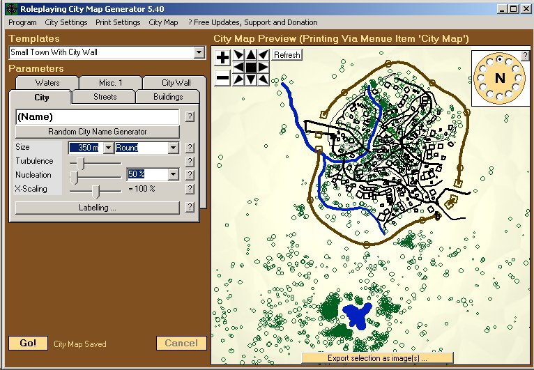 Roleplaying City Map Generator 5.4